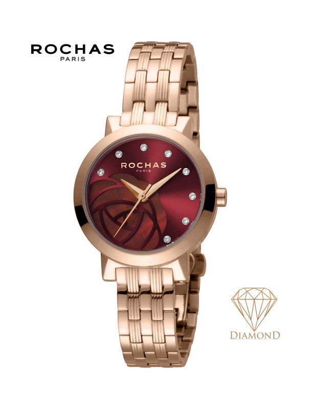 ROCHAS Ladies Diamond Watch